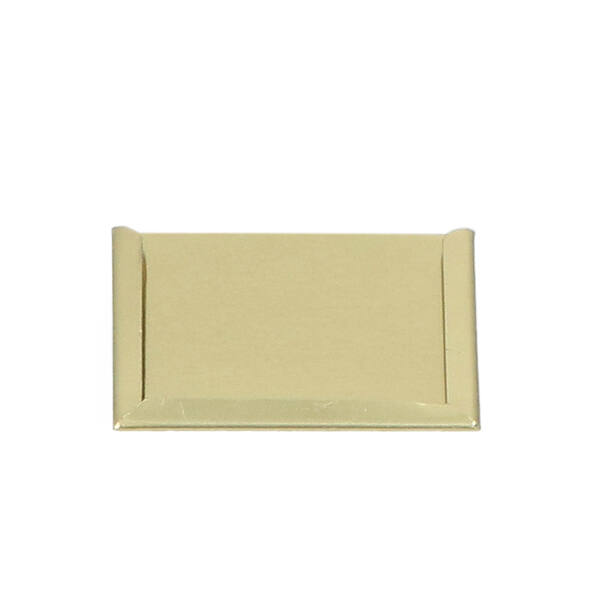 Etikethouder klein goud 64x64x2 mm