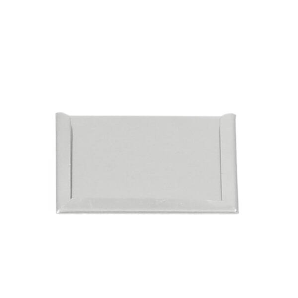 Etikethouder klein zilver 64x64x2 mm