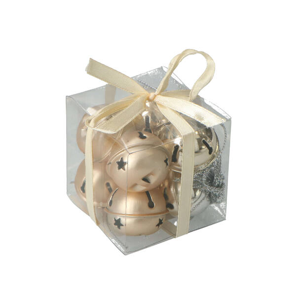 Decoratie kerstballetjes aan hanger zilver ø 30 mm (86005 030 311) per 8 stuks