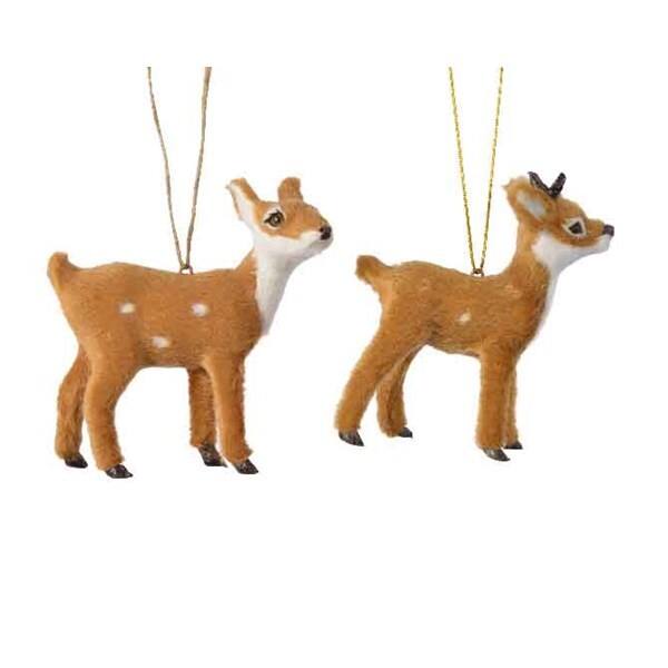 Bambi aan koord 2 assorti bruin 95 mm (610908) per 12 stuks
