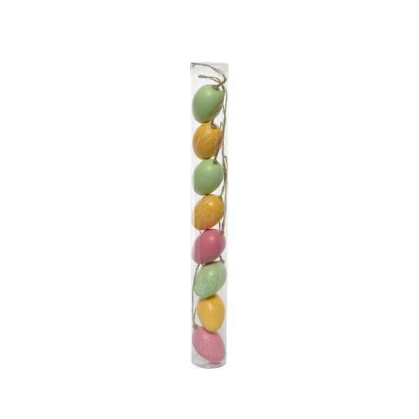 Ei plastic craquele hanger ø 35x50 mm assorti 809070) per 8 stuks