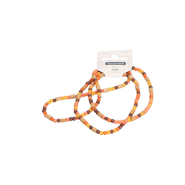 Biko handmade elastiek koord 4 mm x 80 cm Peach 0047-8400-75