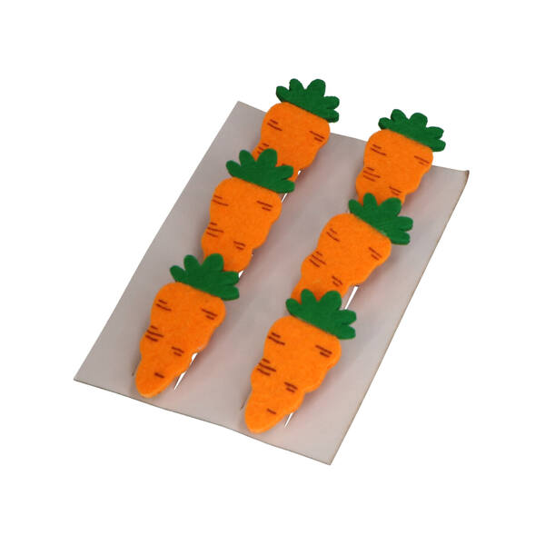 Knijper met wortel oranje 28x60 mm ACC91662 per 6 stuks