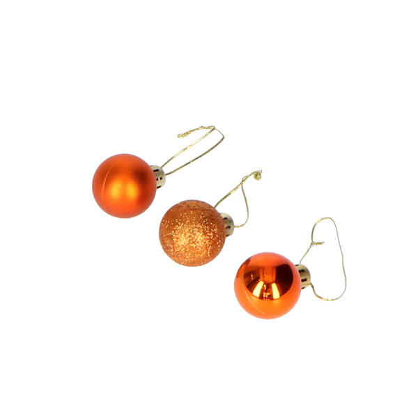 Kerstballetjes in koker brons ø 30 mm (8.CB324.36) per 24 stuks