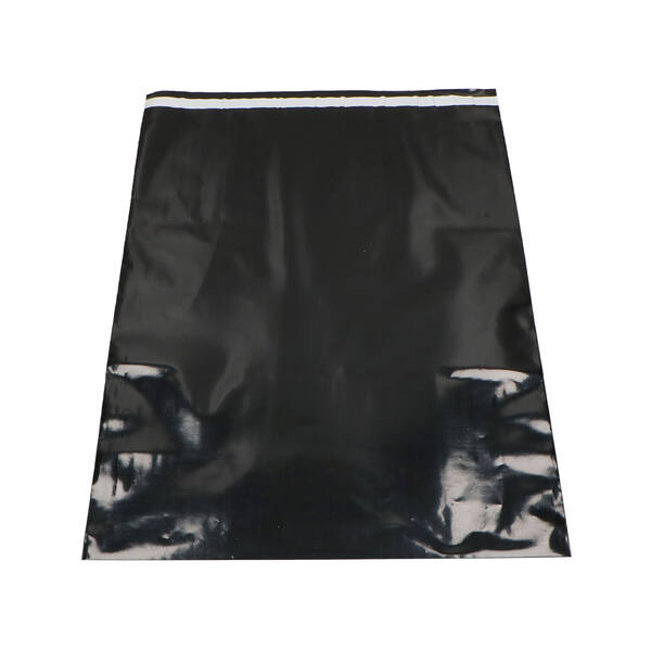 LDPE verzendzakken neutraal zwart 70 mµ 300x400+40 mm