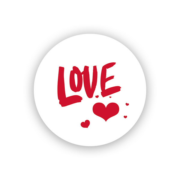 Etiketten 'Love' ø 50 mm