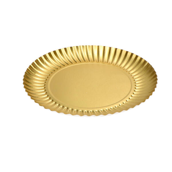 Luxe gebaksborden mat goud ø 20 cm