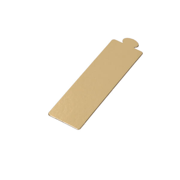 Goudkarton met lipje 1 mm 40x130 mm