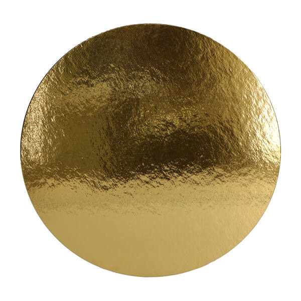 Goudkartons goud/wit dikte 1,5 mm ø 230 mm
