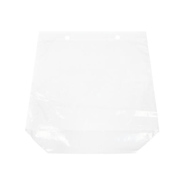 Beugelzakken GPE® 25 mµ transparant 270x310/55+40 mm