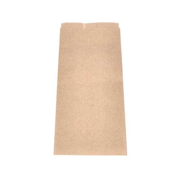 Koekzakken 0,5 pond bruin ongebleekt ersatz 50 gram 105+2x40x270 mm