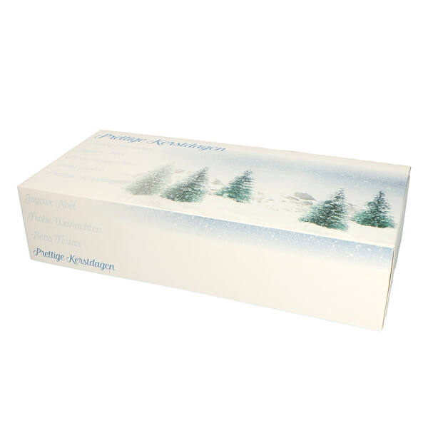 Kerststoldozen 3 pond 'Ooh, denneboom…' 391x184x92 mm 6P