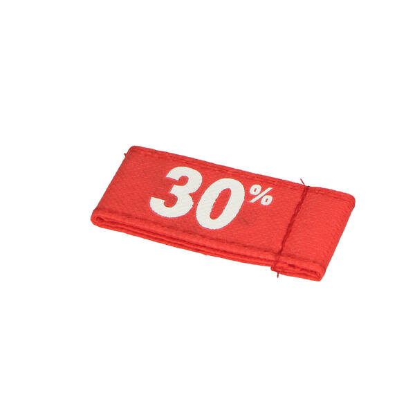 Labels non woven four layers 100 mµ red (30% korting) 60x30 mm