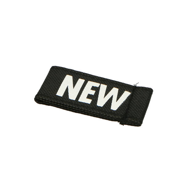 Labels non woven four layers 100 mµ black (new) 60x30 mm
