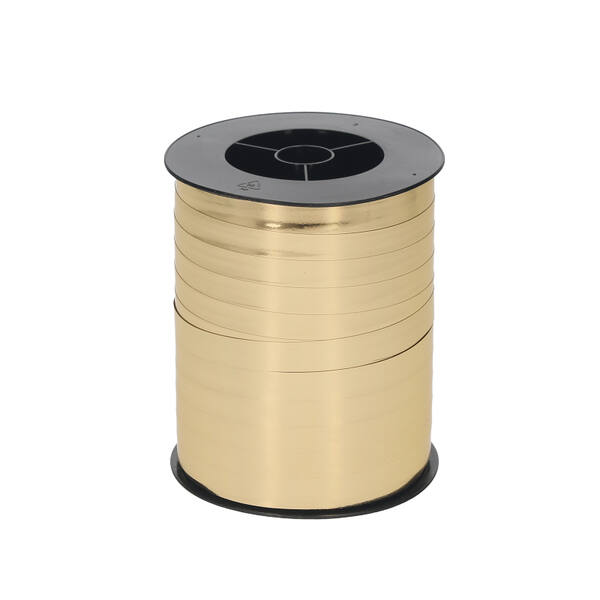 Linten krul goud 10mm x 250mtr