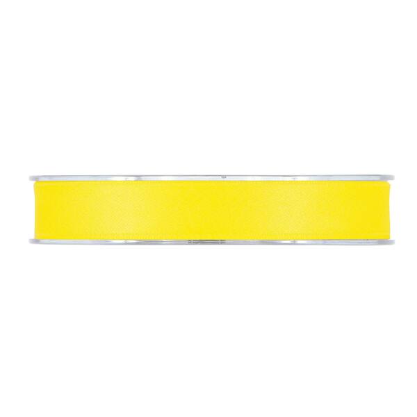Lint mat double satin geel 15 mm x 15 m