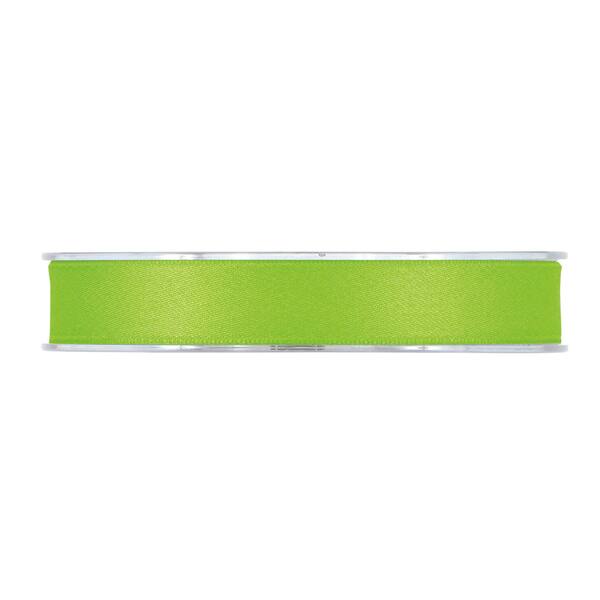 Lint mat double satin grasgroen 15 mm x 15 m