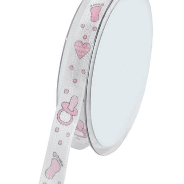 Lint katoen 'baby roze speentje' 15 mm x15 m X251.01521.0015