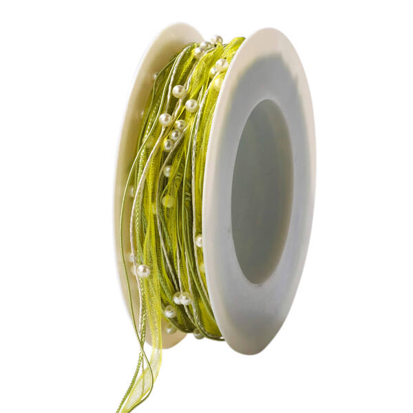 Lint met ijzerdraad groen (125) 5 mm x15 m