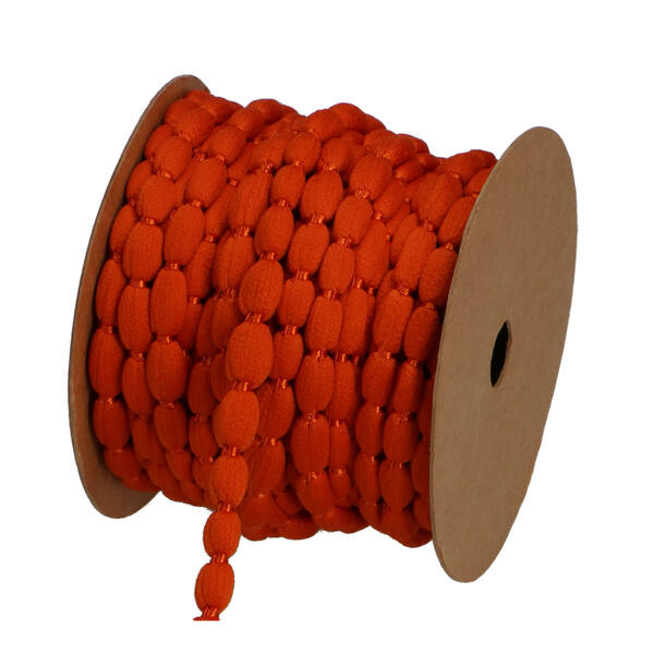 Lint pompom oranje 25 mm x15 m 24038.95