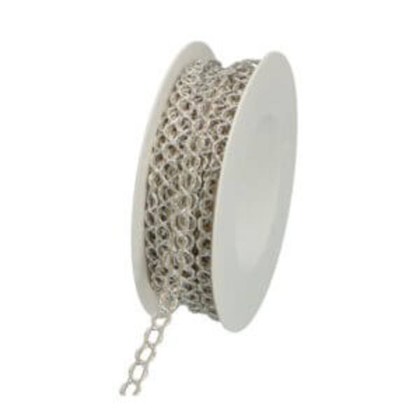 Koord Lurex braid zilver 7 mm x 15 m 9637 007 211 15