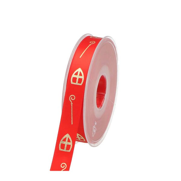 Lint 'Sint staf-mijter' 15 mm x 25 m 8039721.65