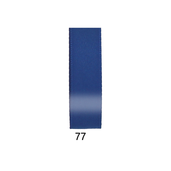 Lint satijn Packbel woven edge blauw (77) 25 mm x 100 m