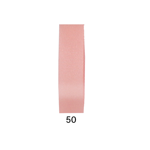 Lint Pack Satin slit edge zachtroze (50) 15 mm x 100 m