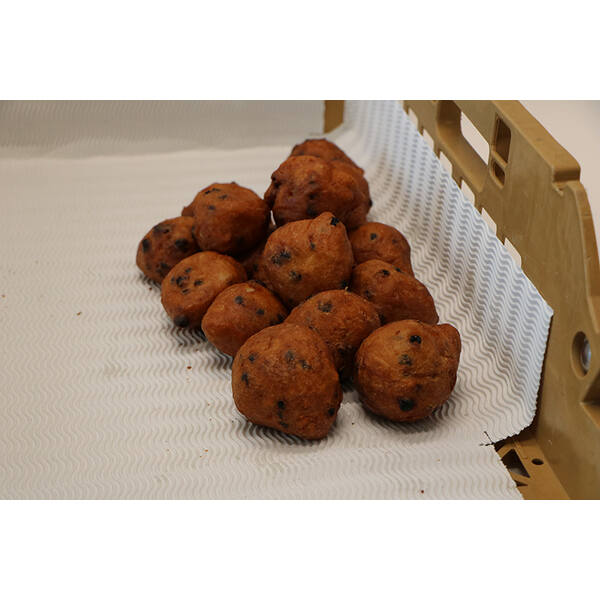 Oliebollen kratvel gegolfd 750x555 mm