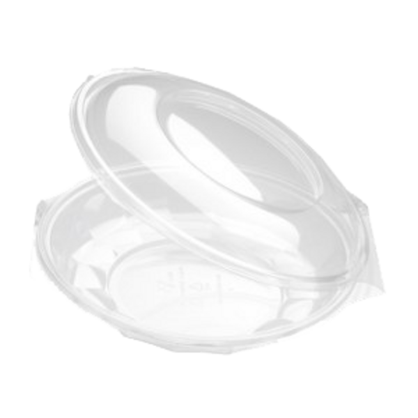 Blisters puddingvorm APET glashelder ø 190 mm 500 cc met vaste deksel