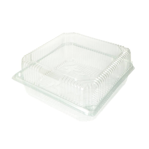 Blisters bodem en deksel PET 205x205x100 mm transparant
