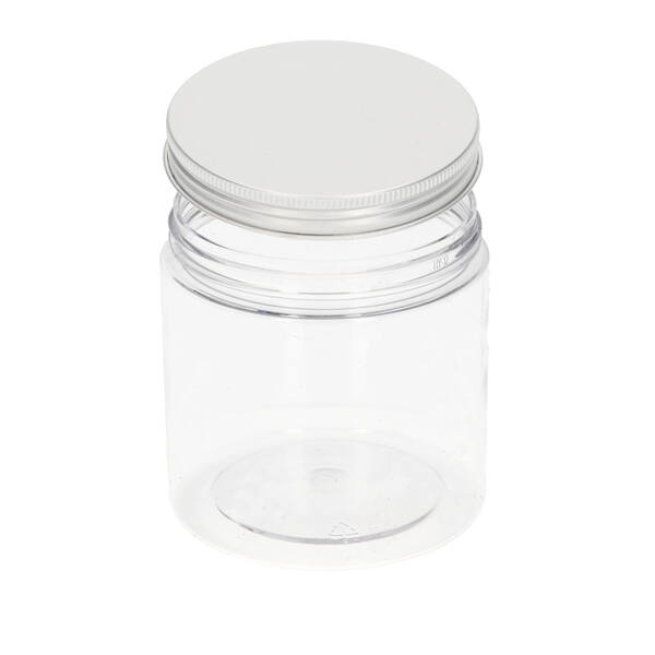 Pot PET met aluminium schroefdeksel (± 150 ml) ø 71x61 mm