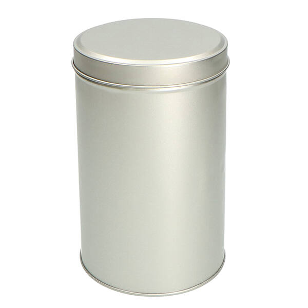 Blik rond 500 gram zilver ø 107x178 mm