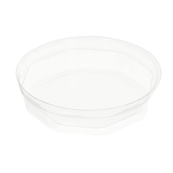 Deksels transparant PET ø 110 mm (8-hoekig)