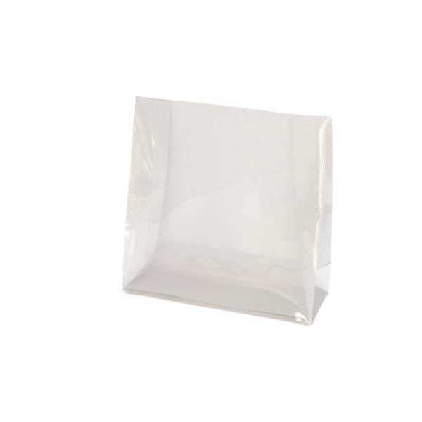 Zakjes PET met venster 'Luxury' wit 130x50x130 mm