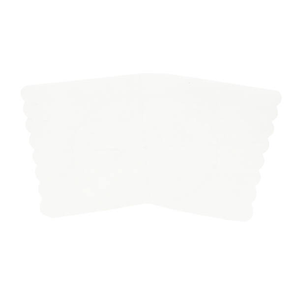 Trapezia blanco transparant OPPC 30 mµ 180x130 mm