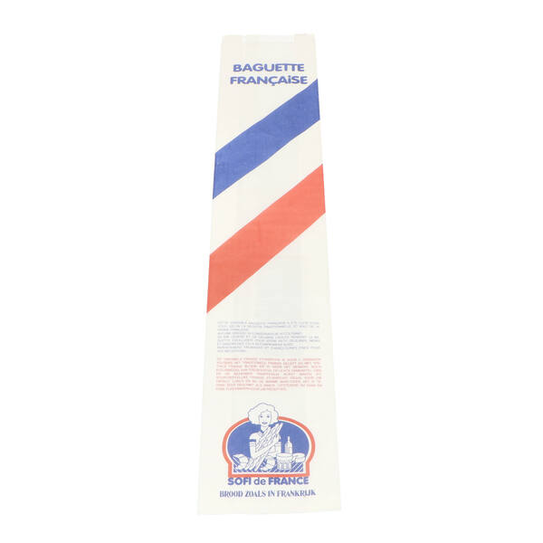 Parisienzakken gebleekt kraft 100x50x580 mm Sofi de France