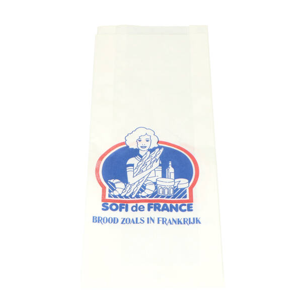 Sandwichzakken gebleekt ersatz  41 gram wit 120x40x310 mm Sofi de France