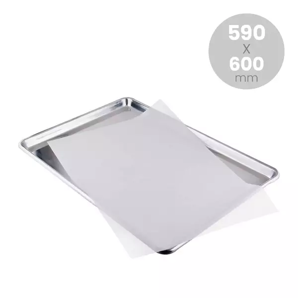 Siliconenpapier 2-zijdig gebleekt gesiliconeerd papier 41 gram 590x600 mm