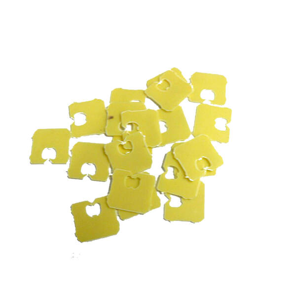 Schutlok clips G59 0,8 geel 9010/rol á 5.000 stuks