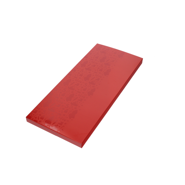 Speculaaspopdozen 0,5 pond dessin 'rood neutraal met lak tekening' 355x20x165 mm FSC