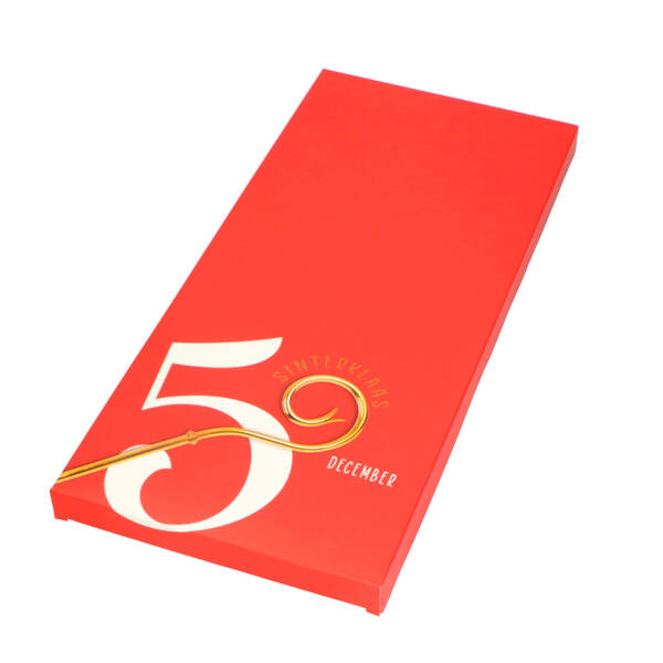 Speculaaspopdozen 0,5 pond 'Staf 5 red' 165x20x355 mm FSC