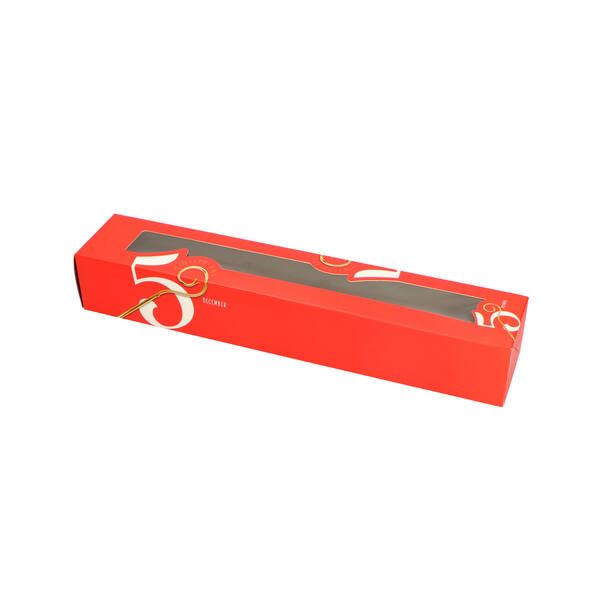 Staafkokers Sint met venster (BV) 'Staf 5 red' 320x60x50 mm FSC