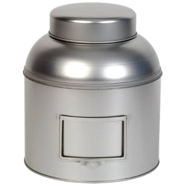 Voorraadblik rond zilver ø 203x243 mm
