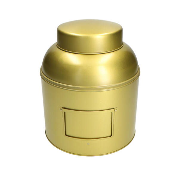 Voorraadblik rond goud ø 203x243 mm