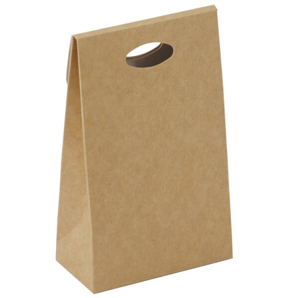 Bonbondozen tasje 'Just for fun' kraft papier 80x40x130 mm