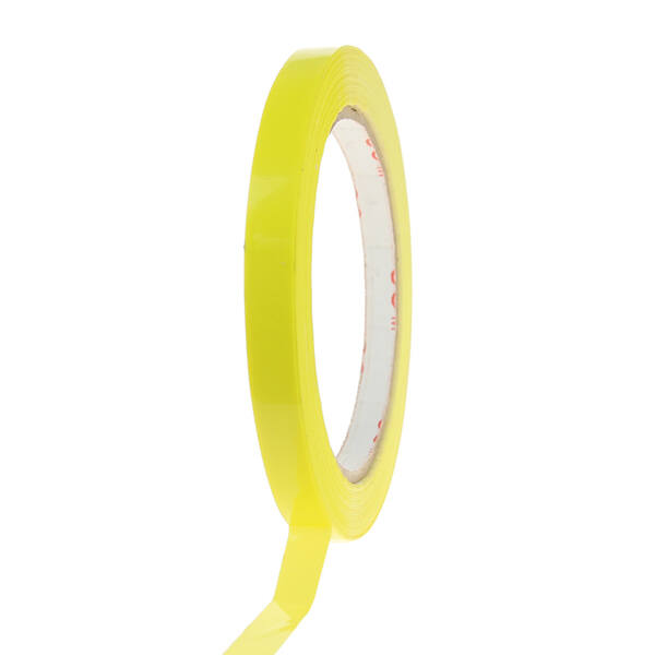Tape PVC geel 9 mm x66 m
