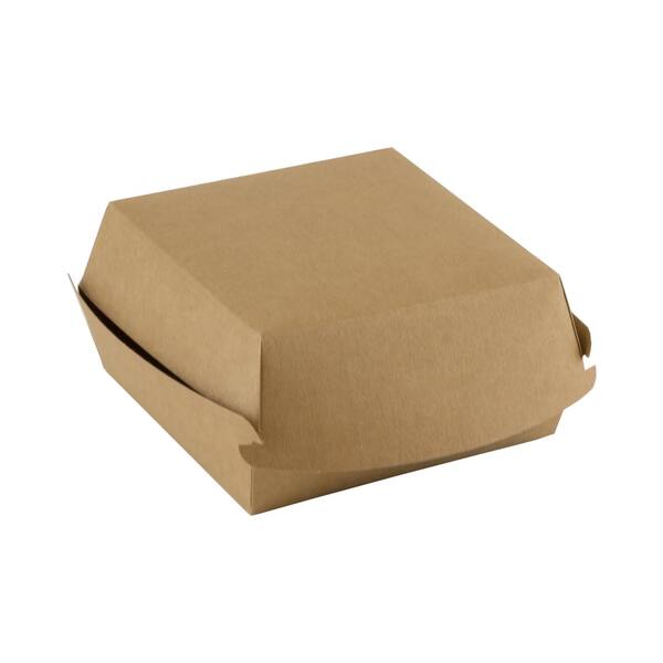 Hamburgerbox FSC kraft 116x120x70 mm