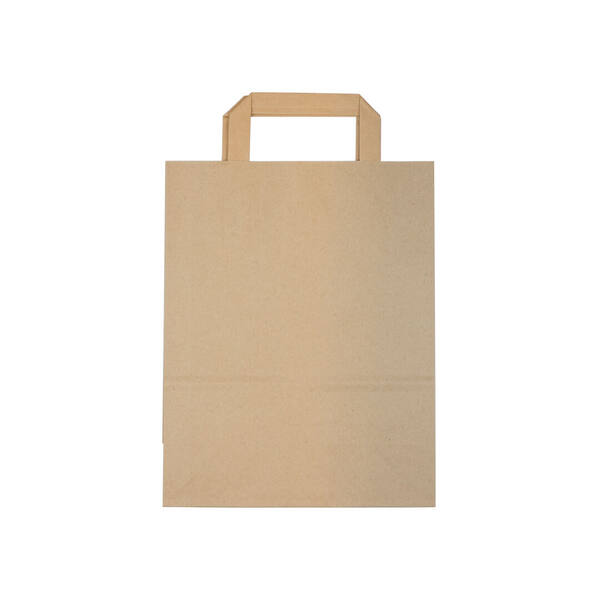 Blokbodemtas FSC kraft papier bruin 320+160x270 mm