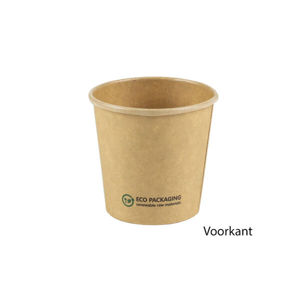 Sausbeker FSC PLA kraft 3 oz/90 ml ø 61 mm